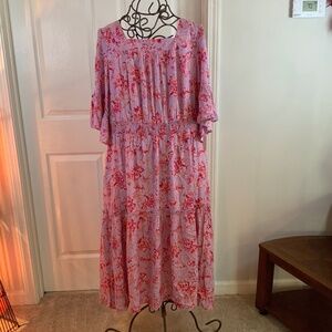 THE PIONEER WOMAN PRAIRIE COTTAGECORE BOHO DRESS PLUS SIZE XXL
